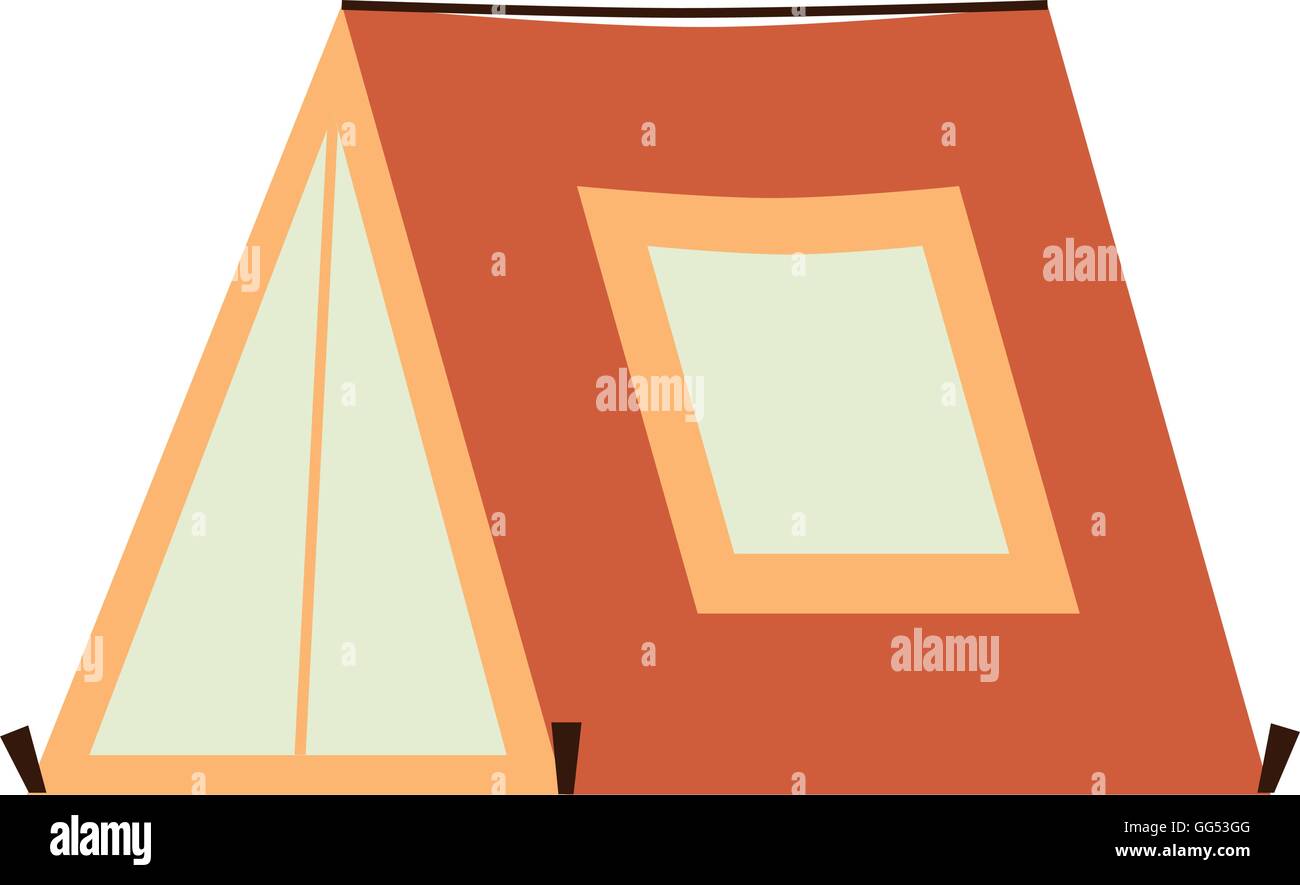 camping tent isolated icon Stock Vector Image & Art - Alamy