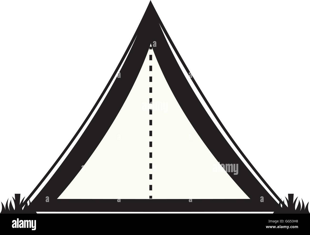 camping tent isolated icon Stock Vector Image & Art - Alamy