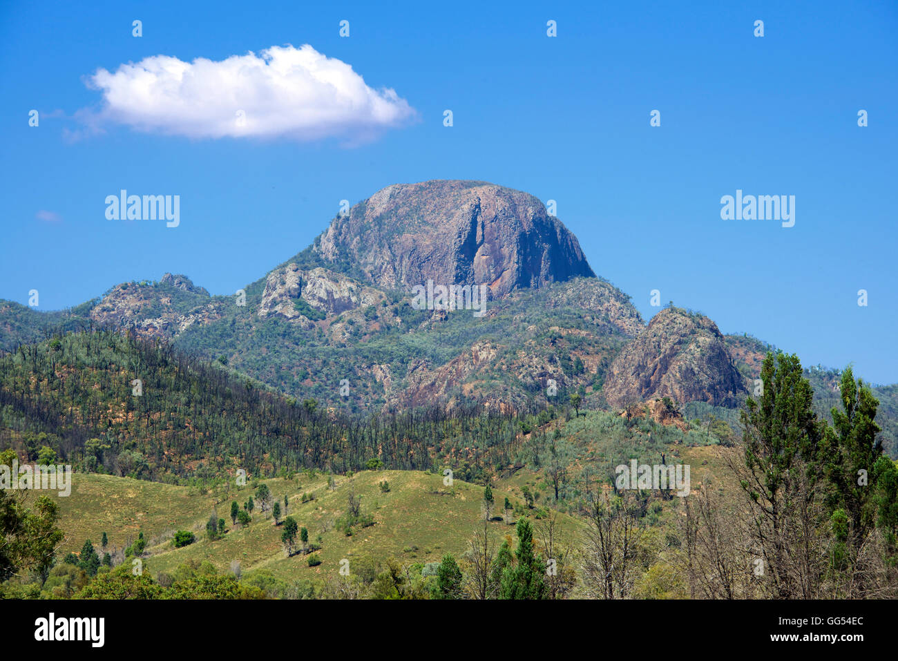 Bluff Mountain Warrumbungles NP NSW Australia Stock Photo