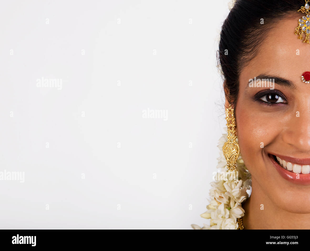 Portrait of a South Indian Woman Stock Photo - Alamy