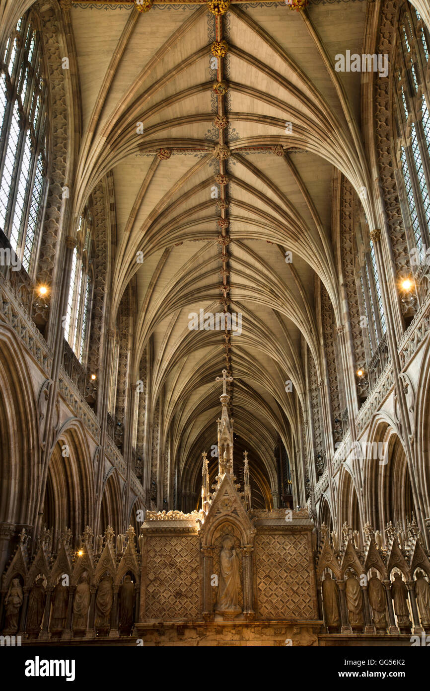 UK, England, Staffordshire, Lichfield, Cathedral, St Chad’s Shrine and