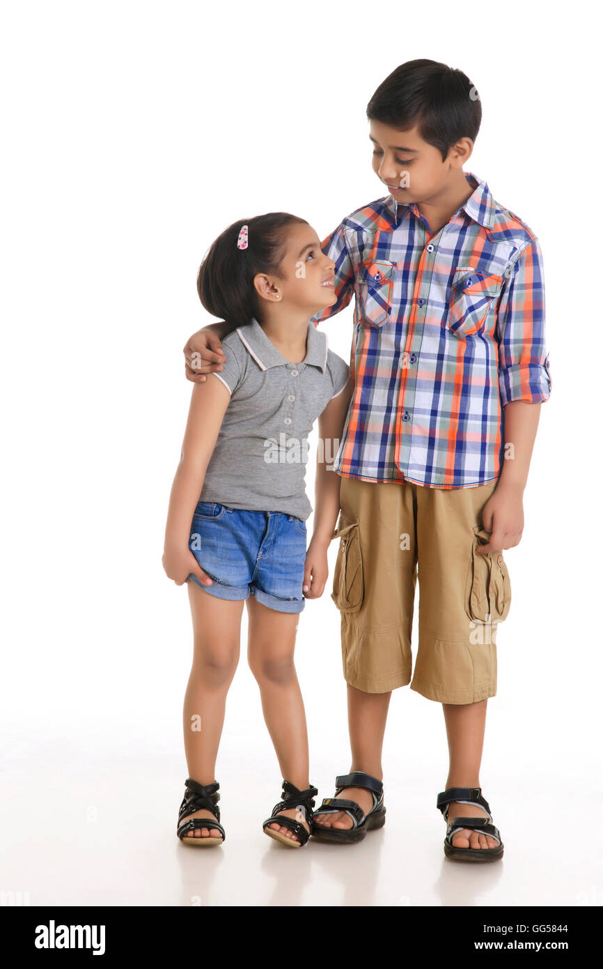 Arm around each other and boys hi-res stock photography and images - Alamy