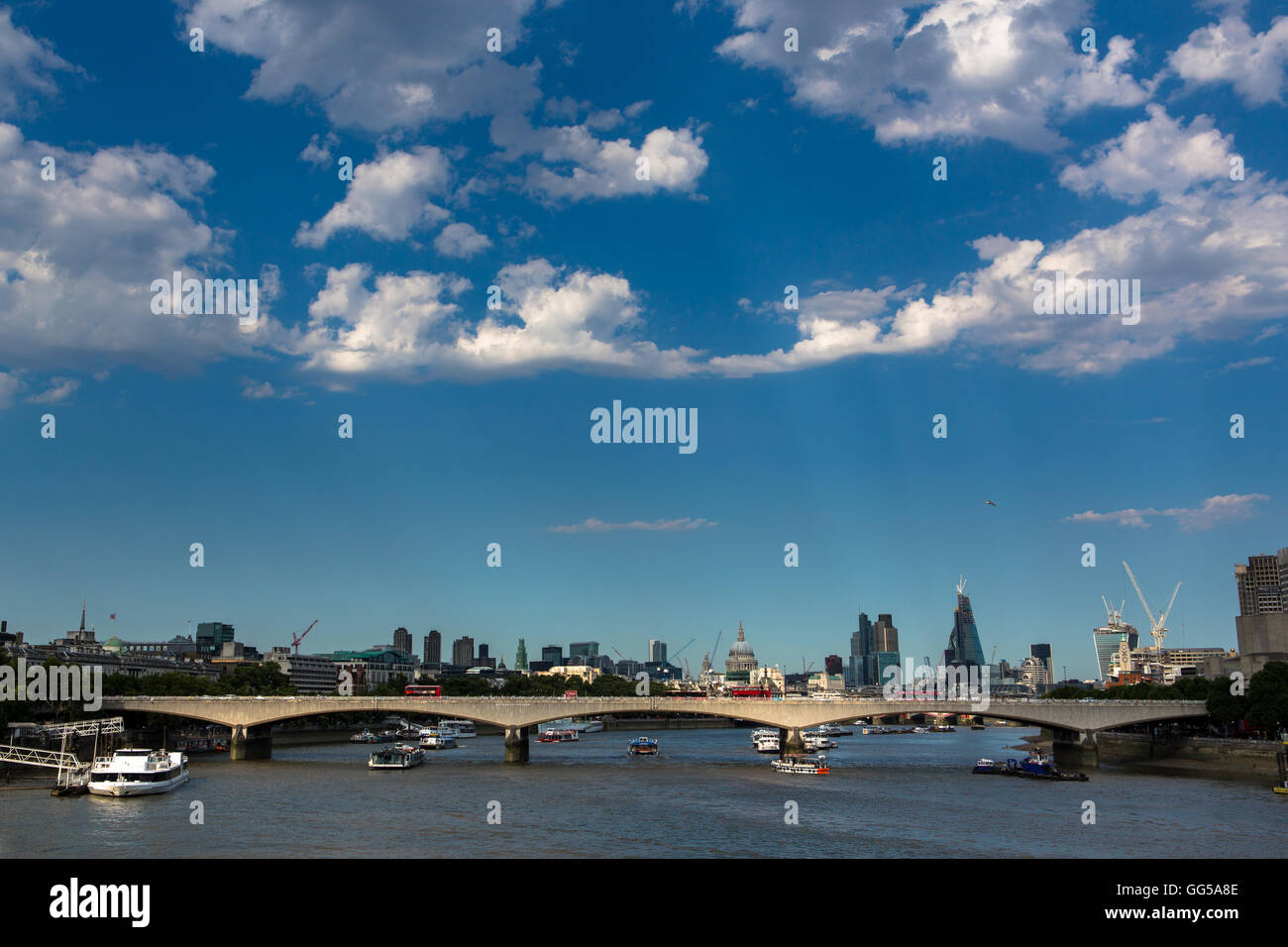 London, UK in the summer. Stock Photo