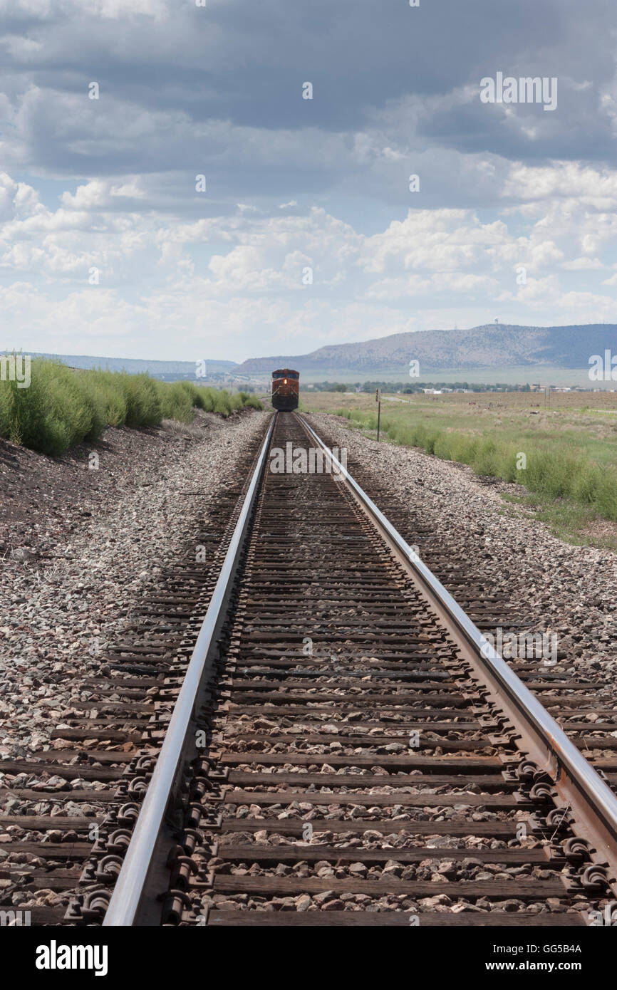 BNSF freight train engine in Arizona USA Stock Photo Alamy