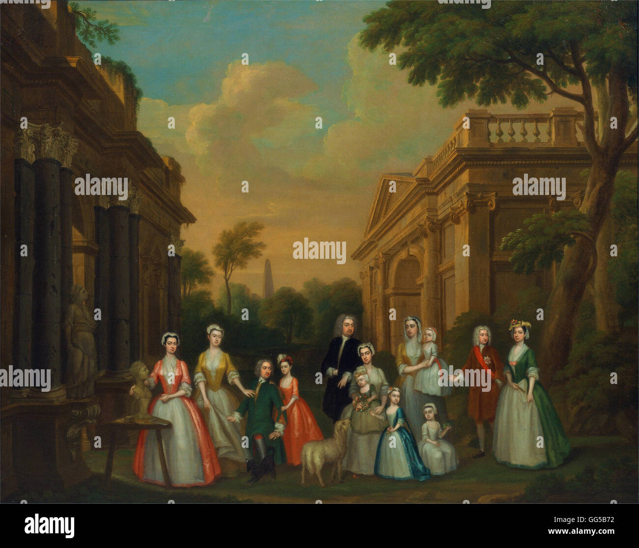 Charles Philips The WatsonWentworth and Finch Families Stock Photo