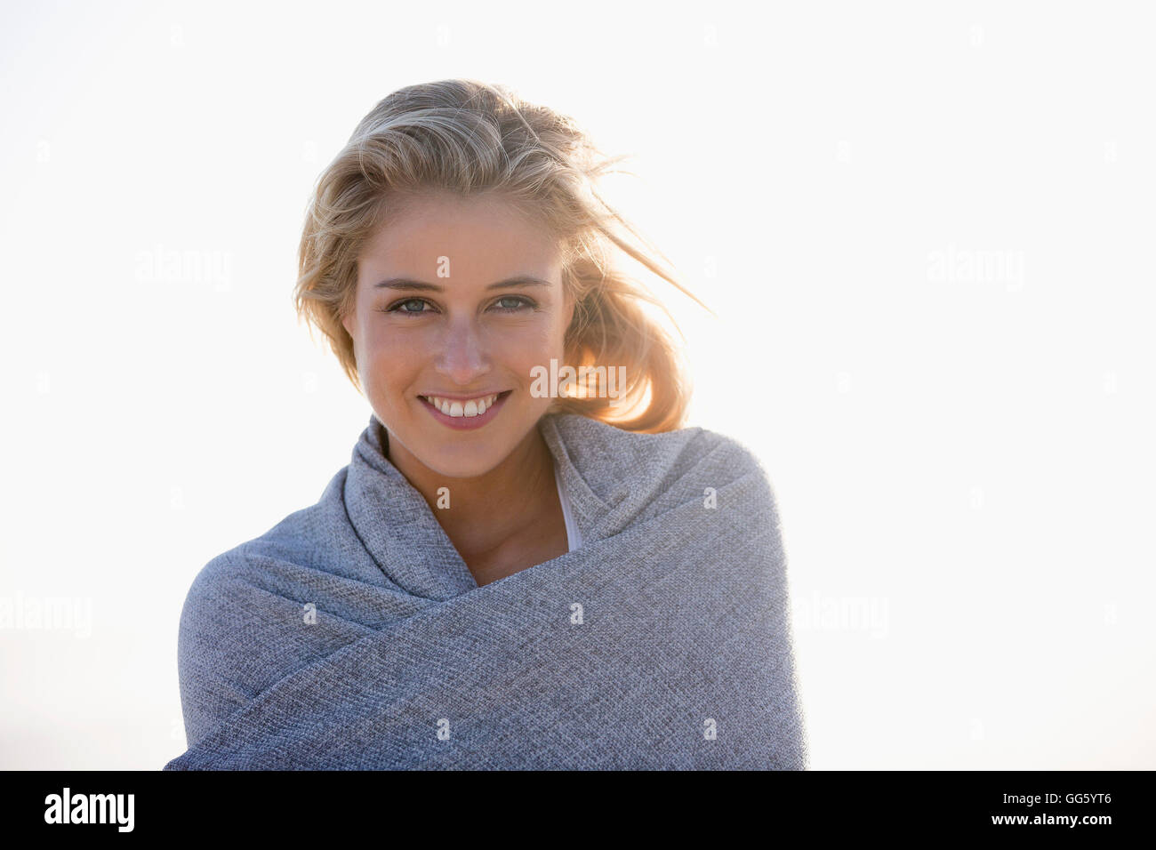 Portrait happy young tourist hi-res stock photography and images - Alamy