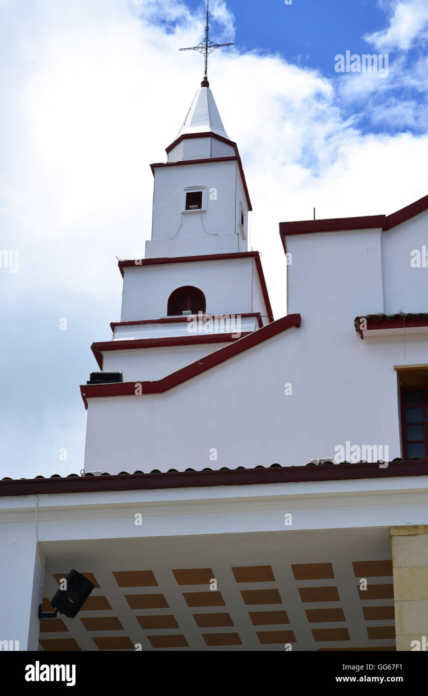 Colombia, Bogota, Cerro de Monserrate, Church Stock Photo