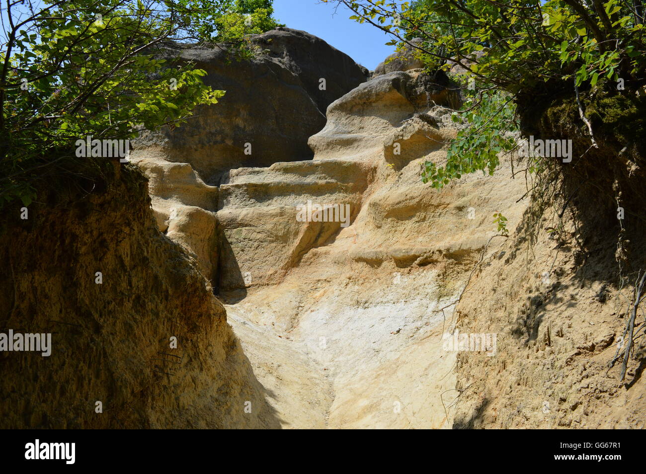 Geological reservation - Dragons' garden Stock Photo