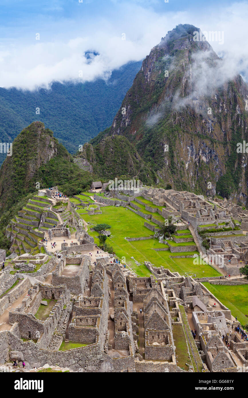 Machu Picchu Inca site Stock Photo - Alamy