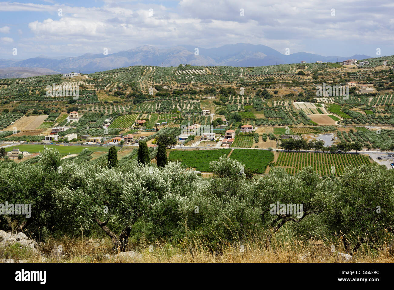 Fourni, Crete Stock Photo