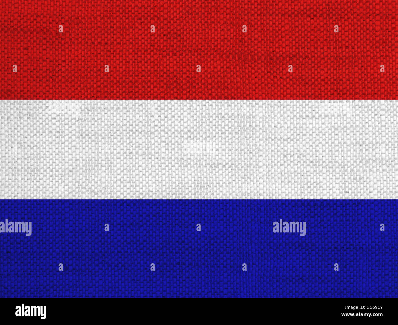 Flag on old linen Stock Photo - Alamy