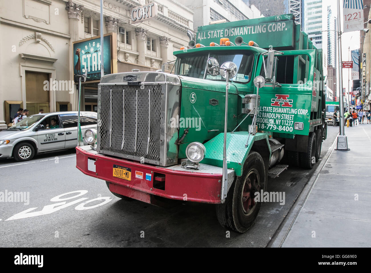 Garbage truck new york city hires stock photography and images Alamy