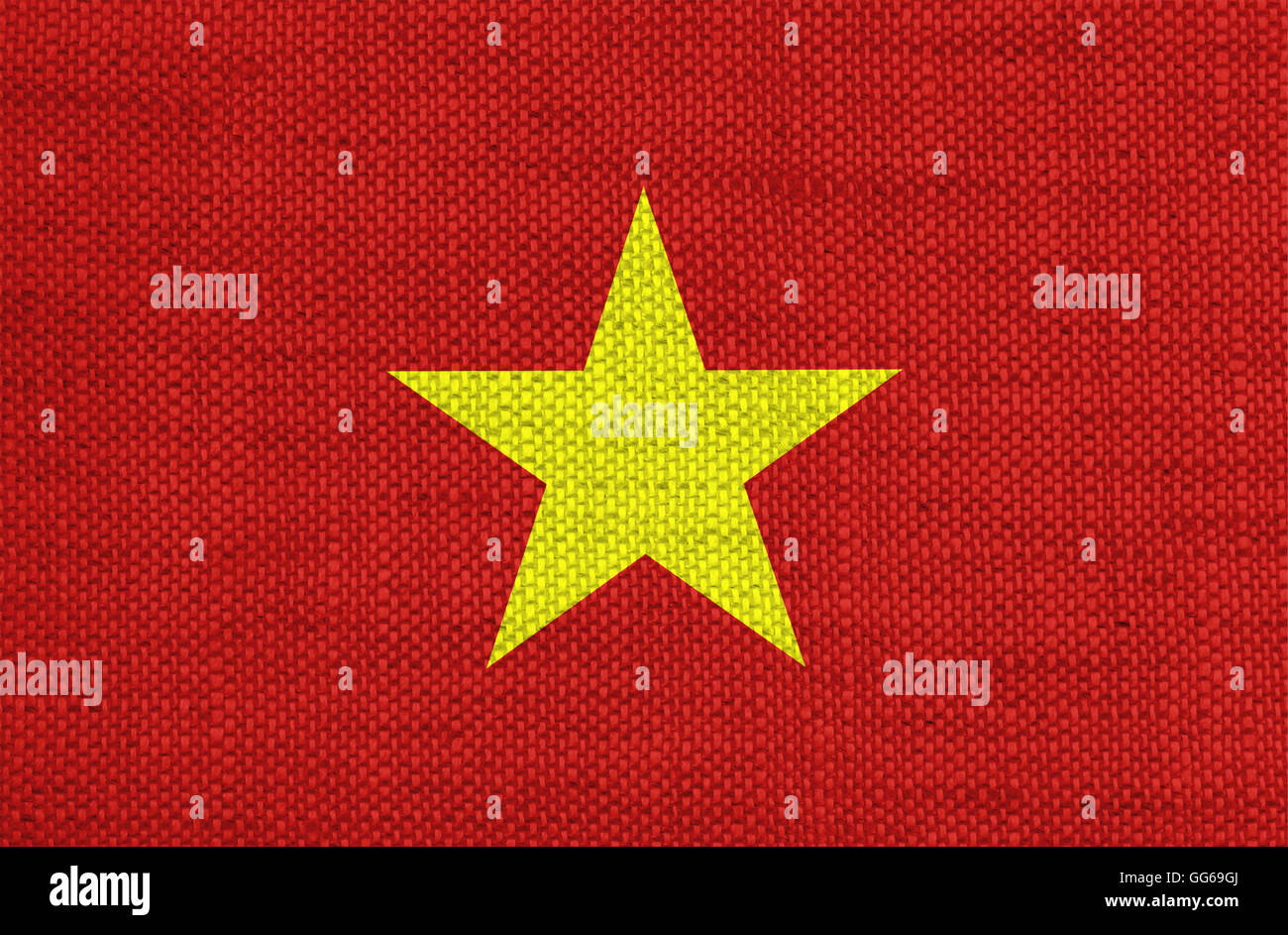 Flag on old linen Stock Photo - Alamy