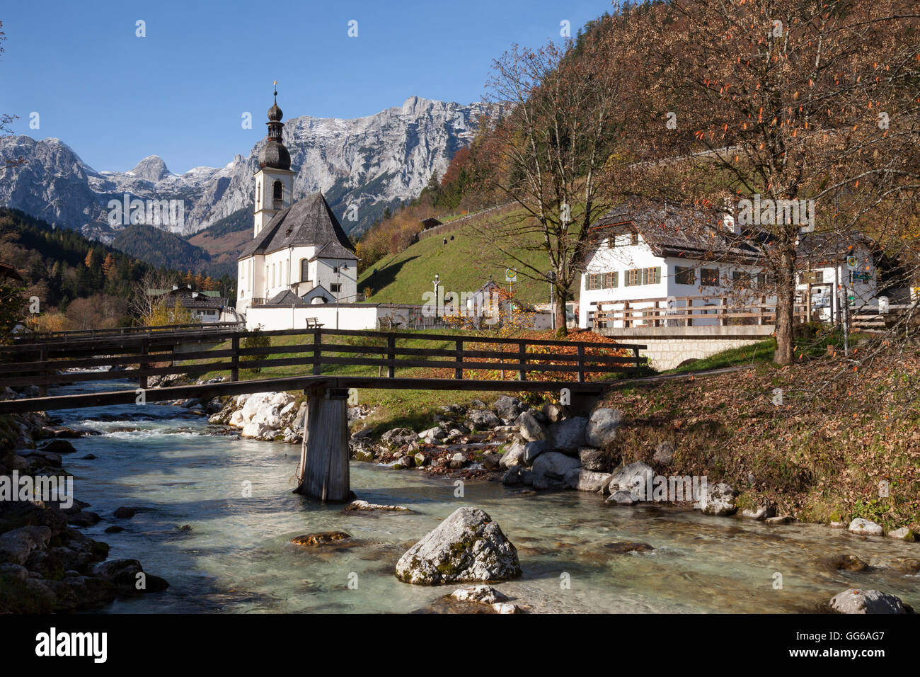 Malerwinkel, Ramsau Stock Photo