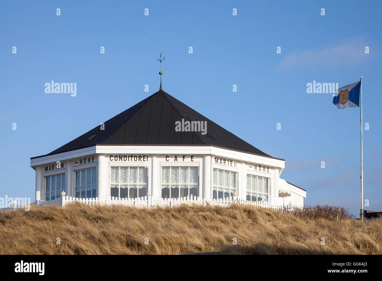 Cafe Marienhoehe Norderney Stock Photo 113236763 Alamy