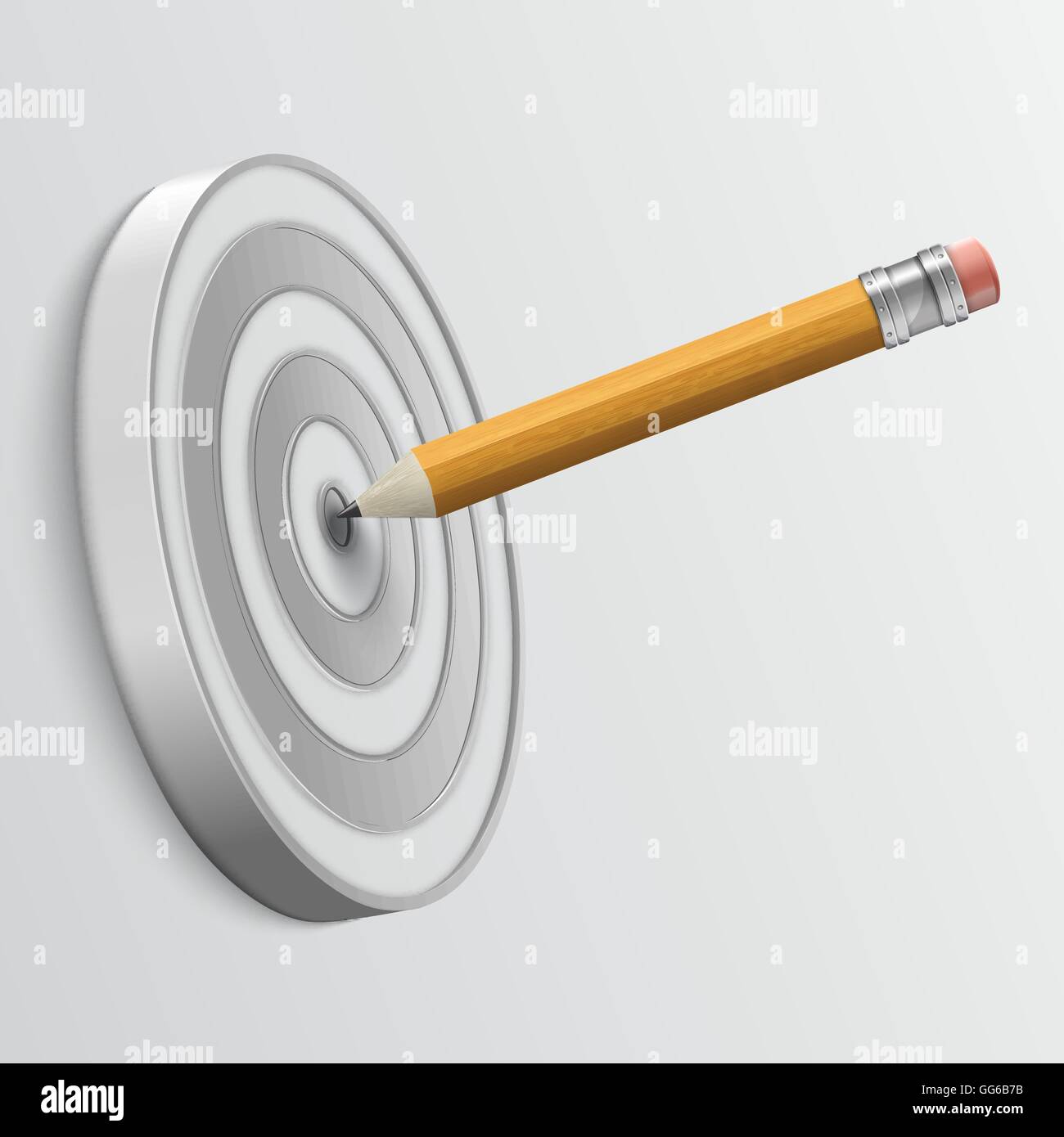 Target Pointed Pointed diagram Stock Vector Images - Alamy