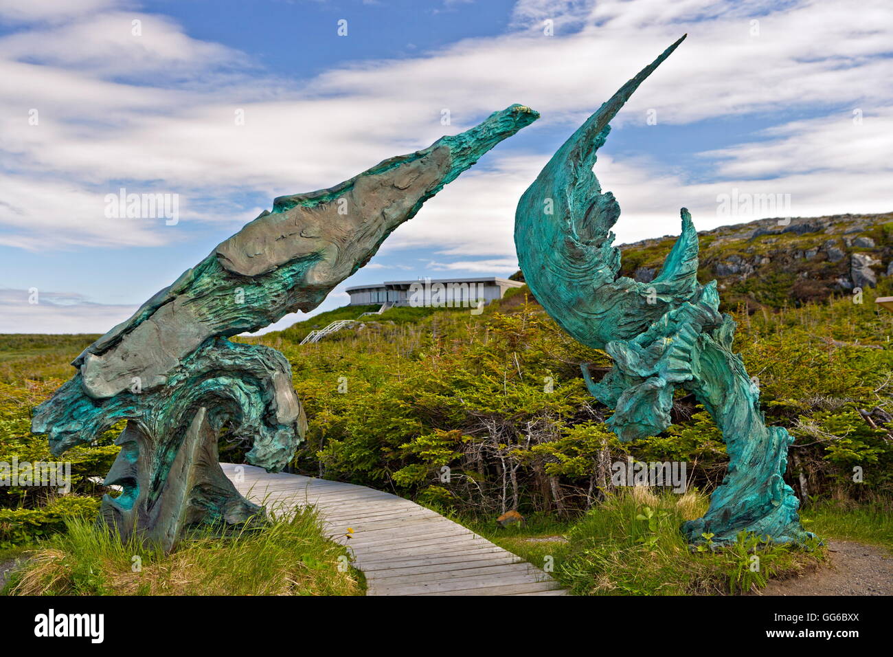 L'Anse aux Meadows, Newfoundland Labrador Stock Photo - Alamy