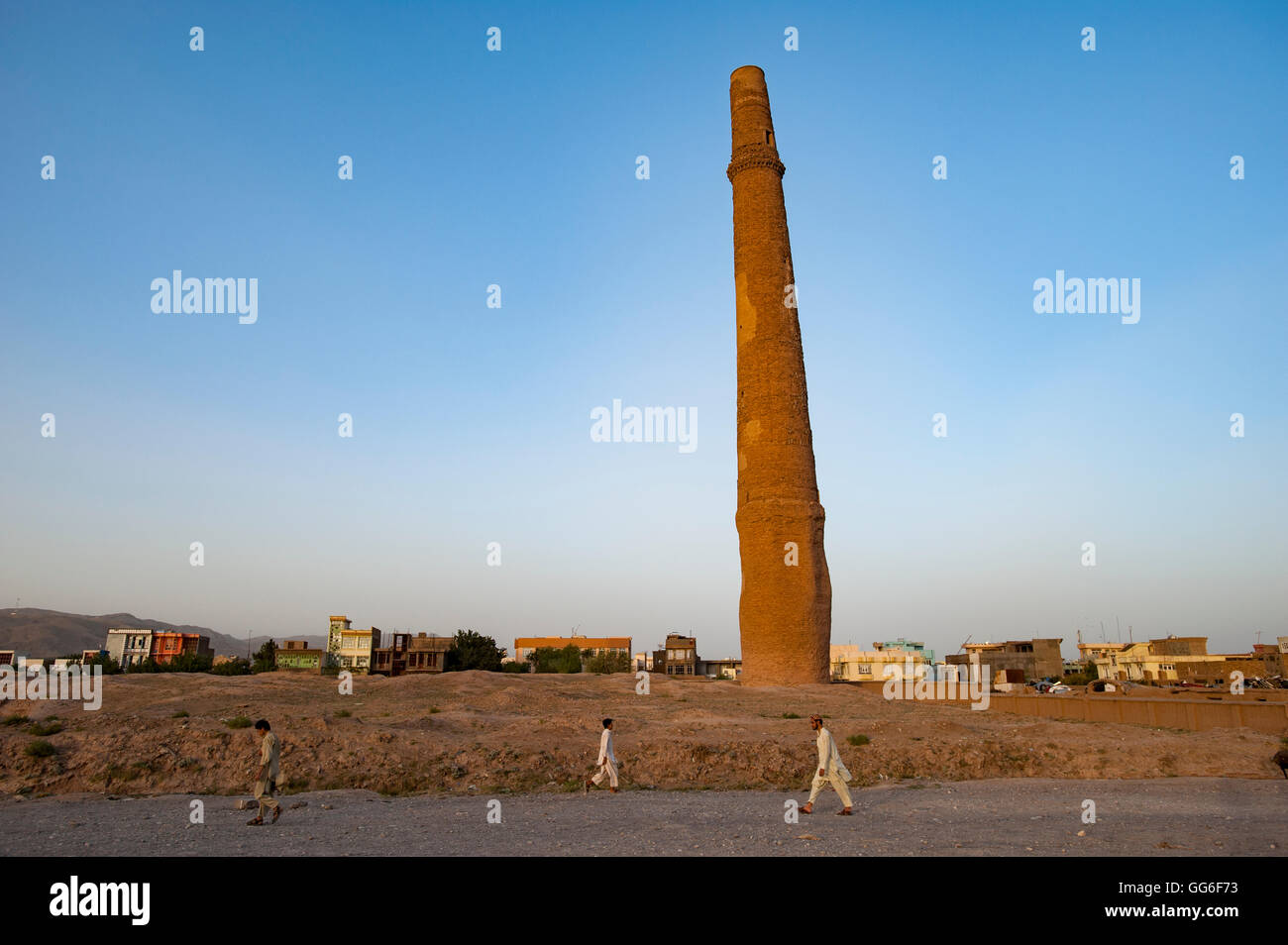 Minaret in Herat, Afghanistan, Asia Stock Photo
