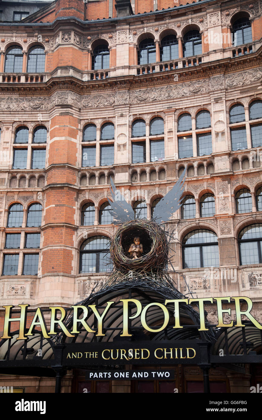 Harry Potter at the Palace Theatre on Cambridge Circus in London UK
