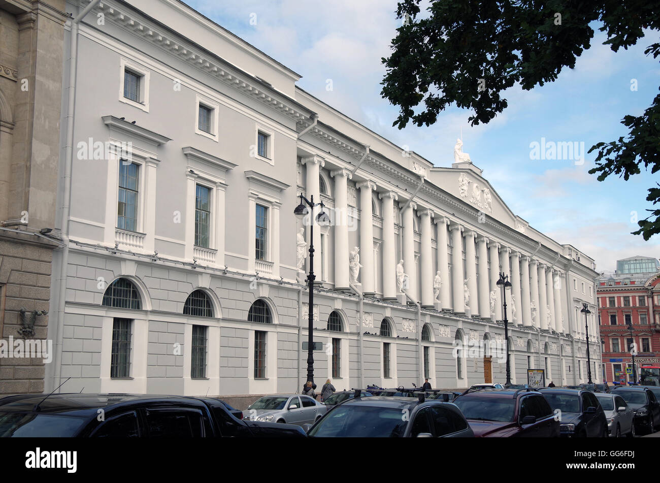 St Petersburg, Russian National Library Stock Photo Alamy