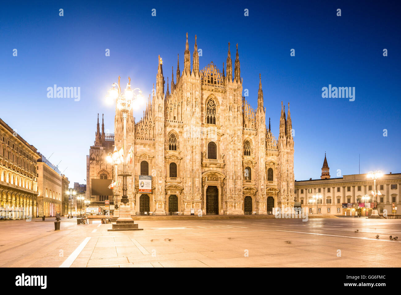 The Duomo di Milano (Milan Cathedral), Milan, Lombardy, Italy, Europe Stock Photo