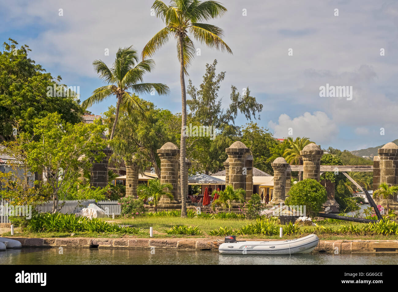 Boat House and Sail Loft Pillars Nelson's Dockyard, English Harbour