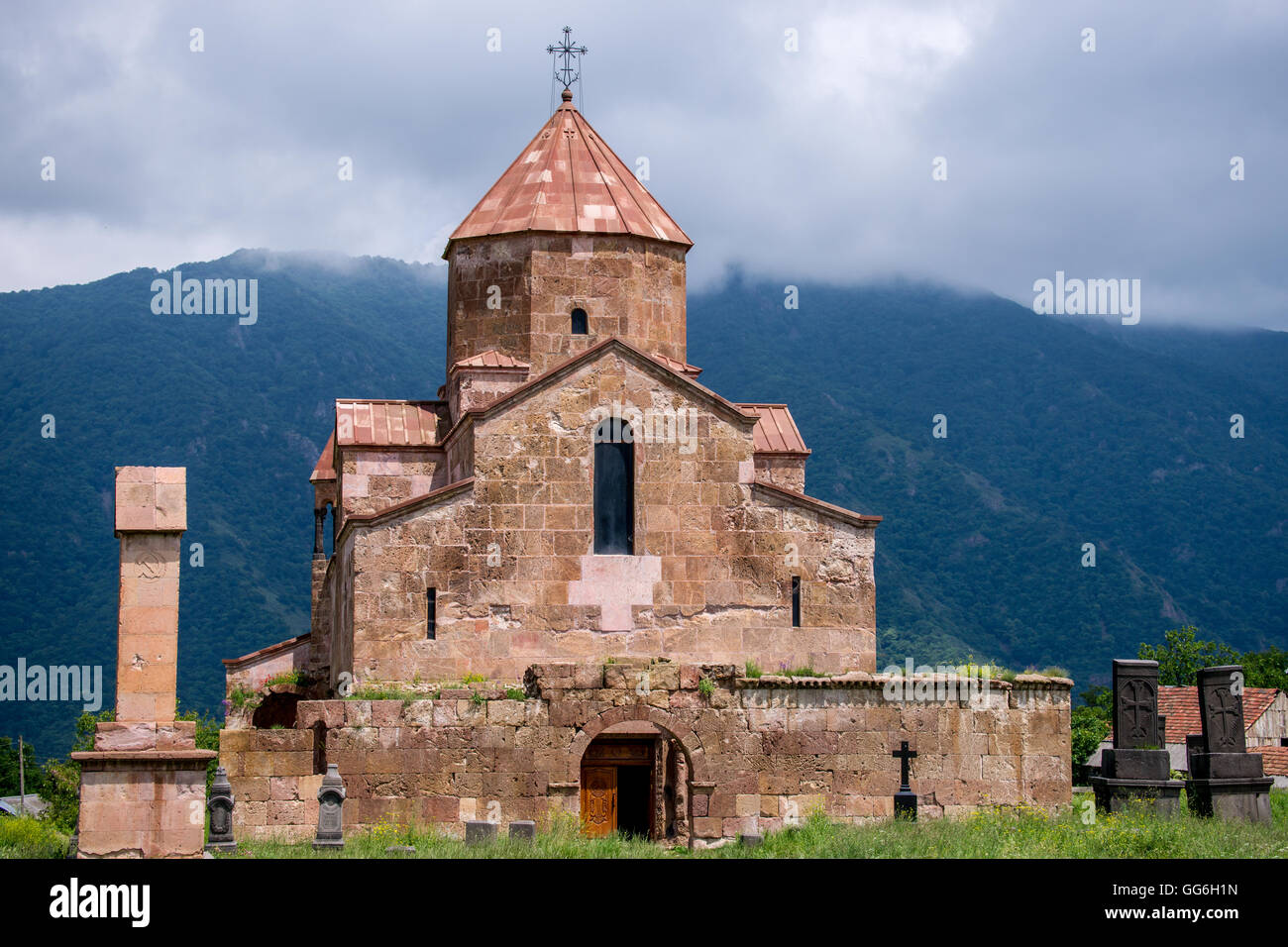 Surb Astvatsatsin church at Odzun monastery in Armenia Stock Photo