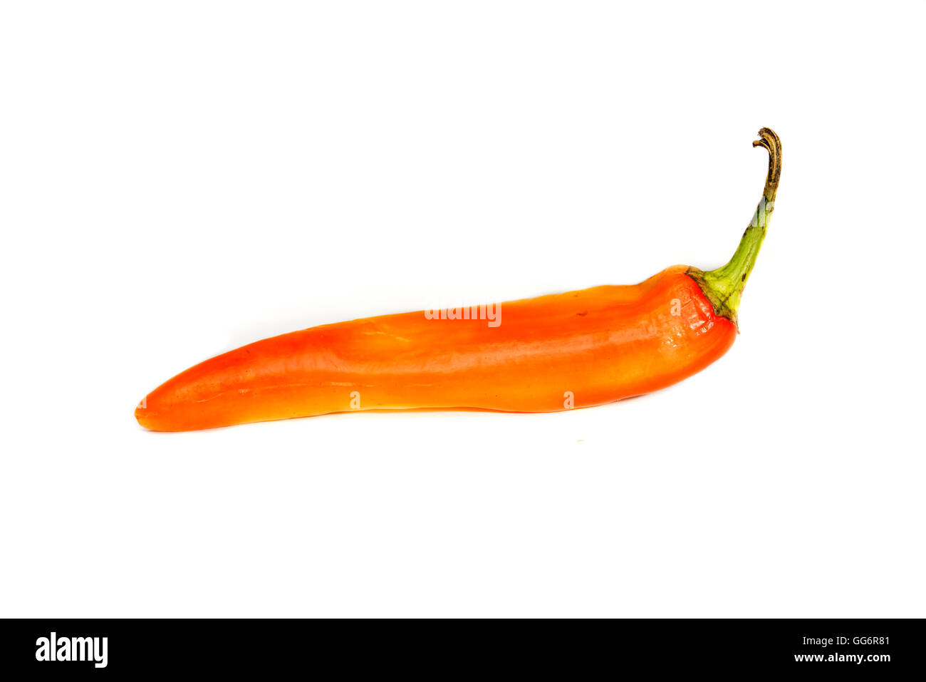 Hot pepper on white hi-res stock photography and images - Alamy