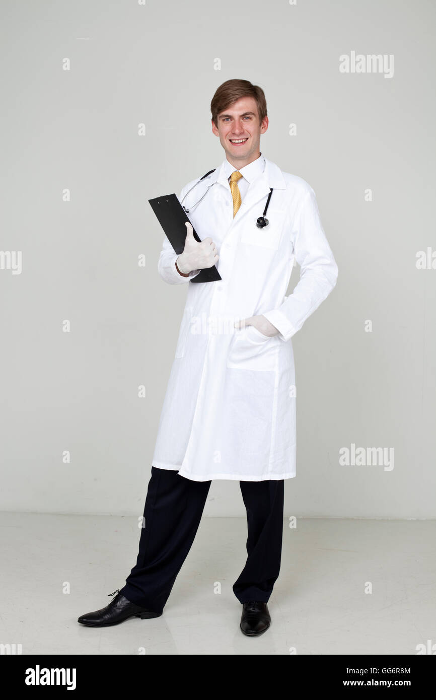 Young handsome doctor intern hi-res stock photography and images - Alamy