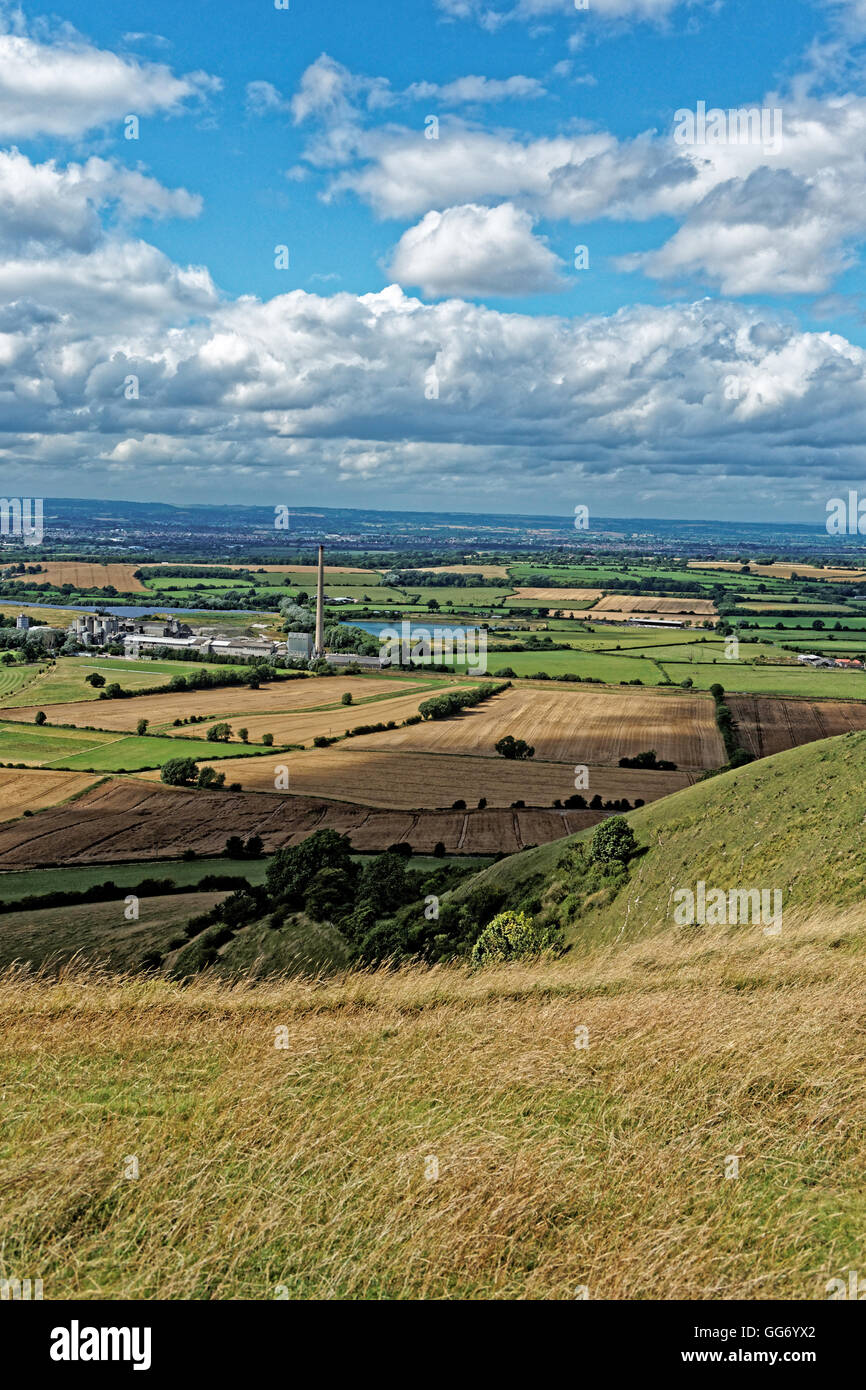 Westbury cement works in Wiltshire Stock Photo