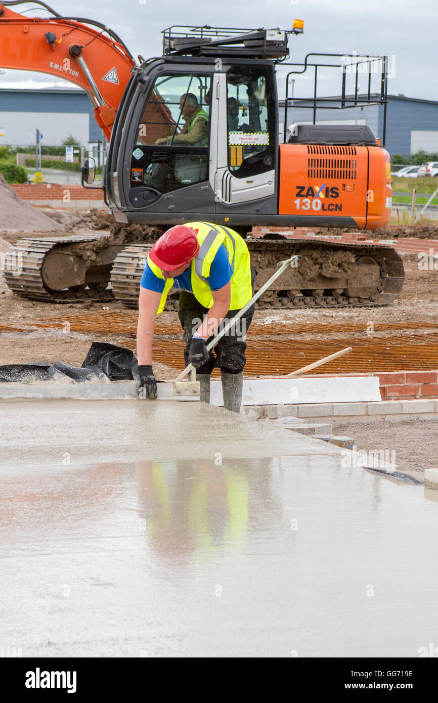 Buckshaw Village under construction, affordable housing scheme Stock Photo