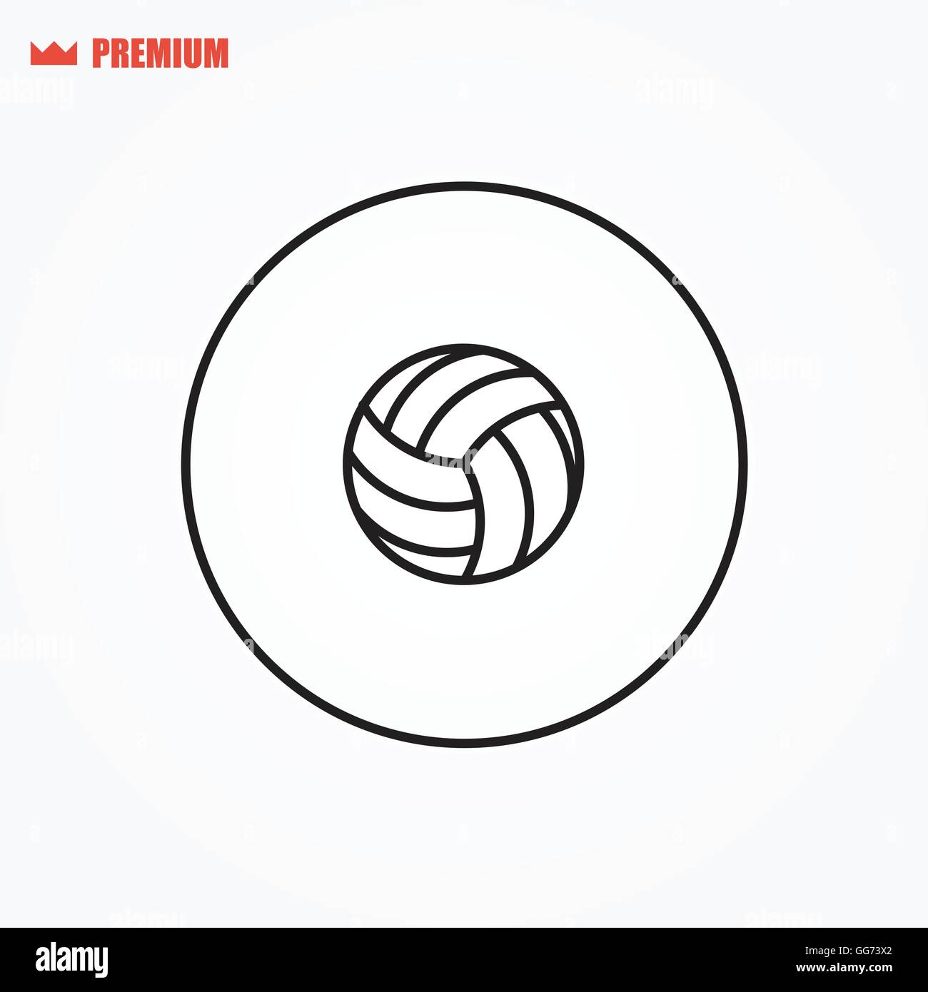 Ball volleyball Stock Vector Images - Alamy