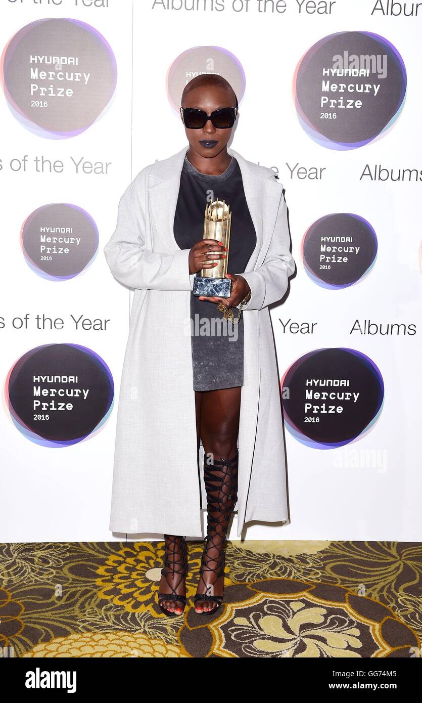 Laura Mvula attending the Hyundai Mercury Music Prize nominations at