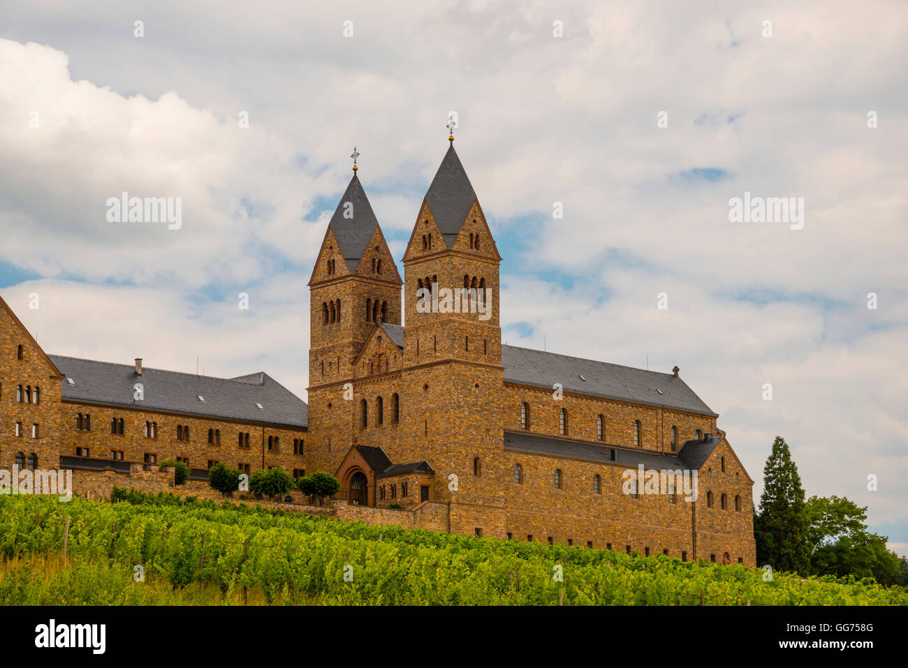 Abbey of St. Hildegard, Eibingen Stock Photo