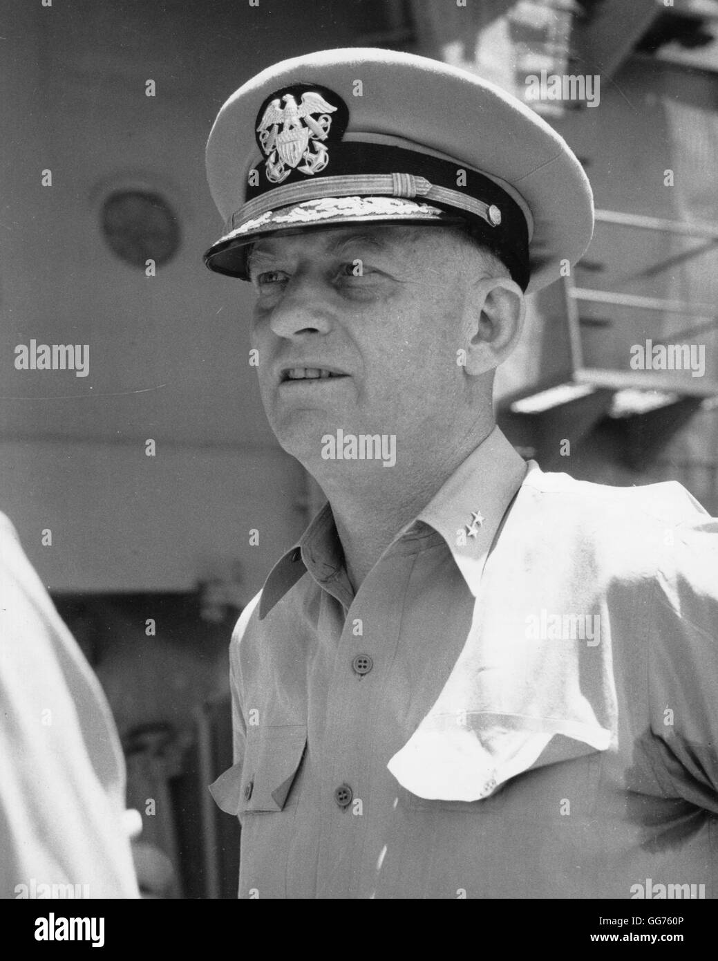 Admiral Arleigh A. Burke, US Navy. Stock Photo