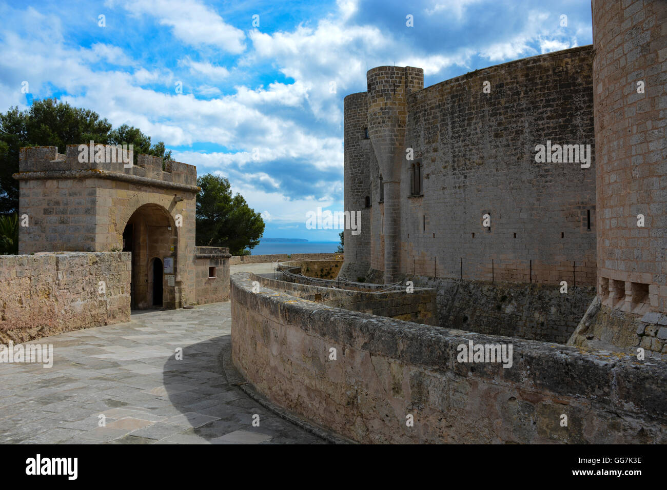 Castell de Bellver (Bellver Castle), Palma, Majorca, Spain Stock Photo
