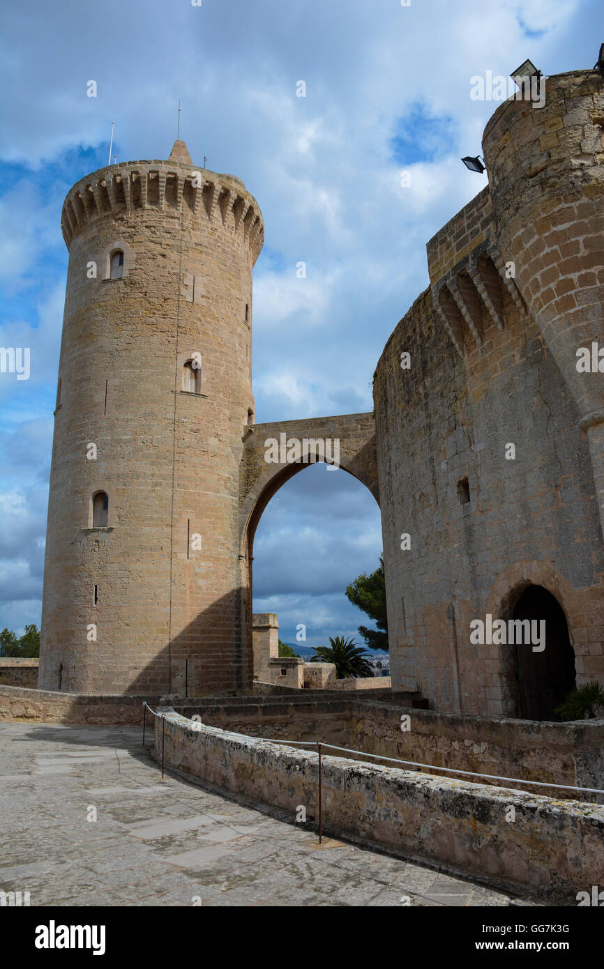 Castell de Bellver (Bellver Castle), Palma, Majorca, Spain Stock Photo