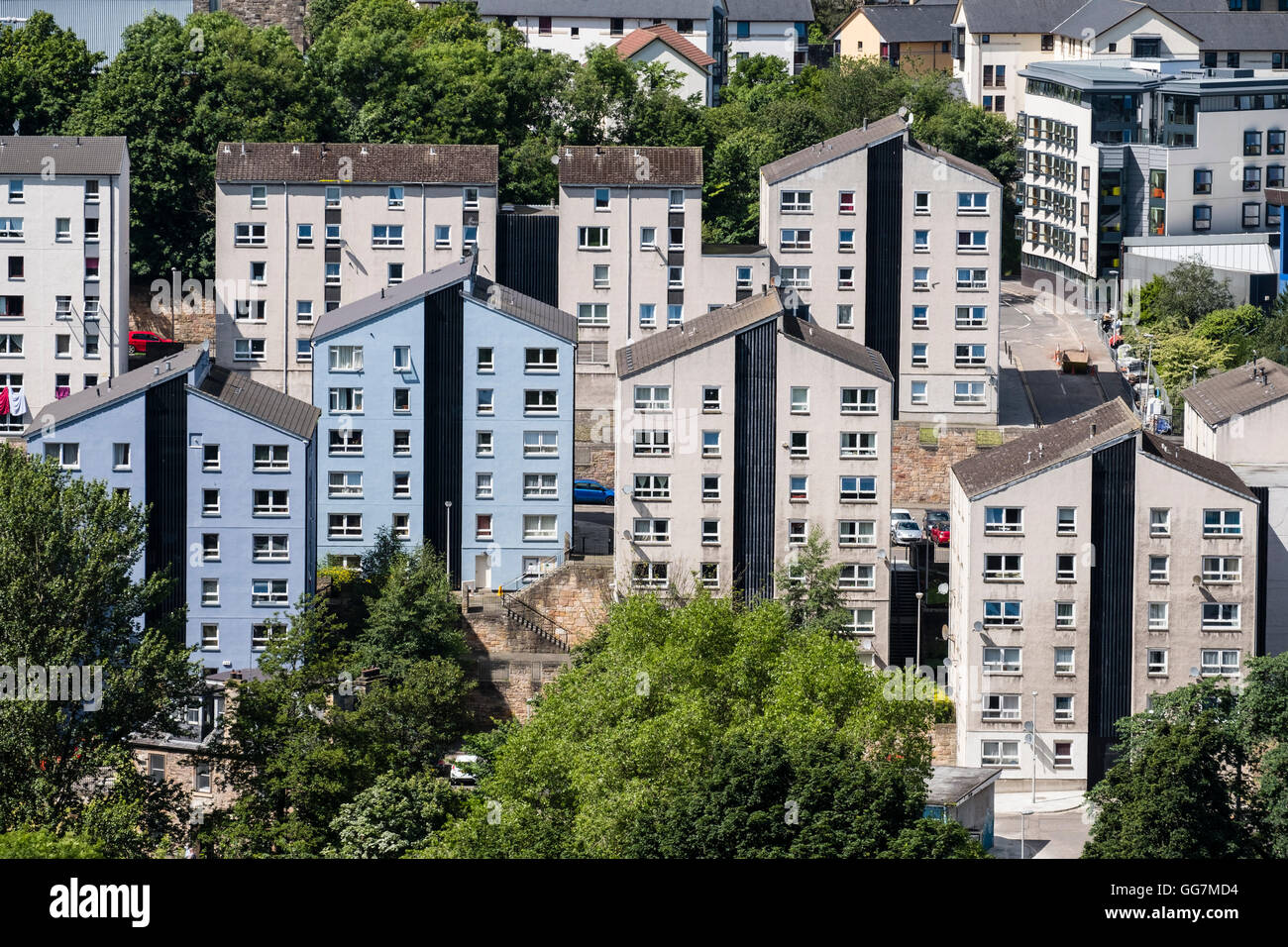 Edinburgh flats hires stock photography and images Alamy