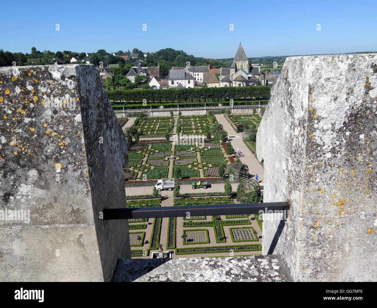 Château de Villandry Loire Valley France Stock Photo
