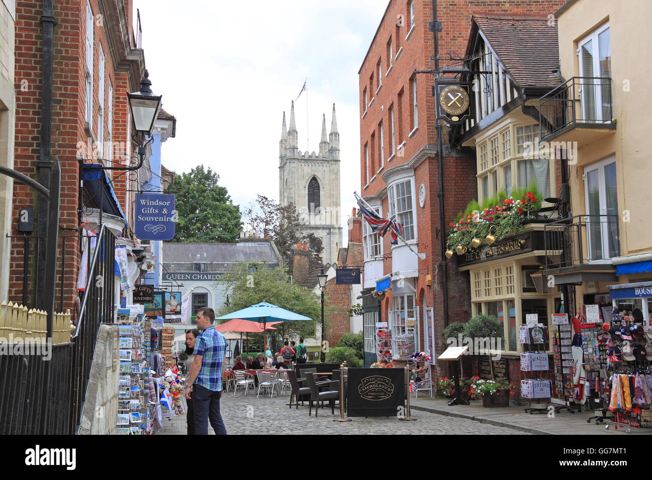 Church Street, Windsor, Berkshire, England, Great Britain, United Kingdom, UK, Europe Stock Photo