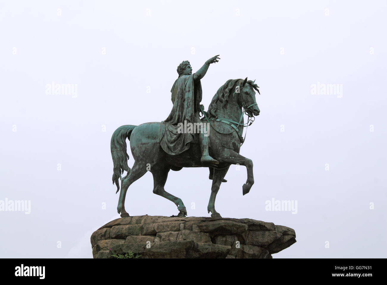 Copper Horse Statue Windsor Great Park Stock Photos & Copper Horse Statue Windsor Great Park