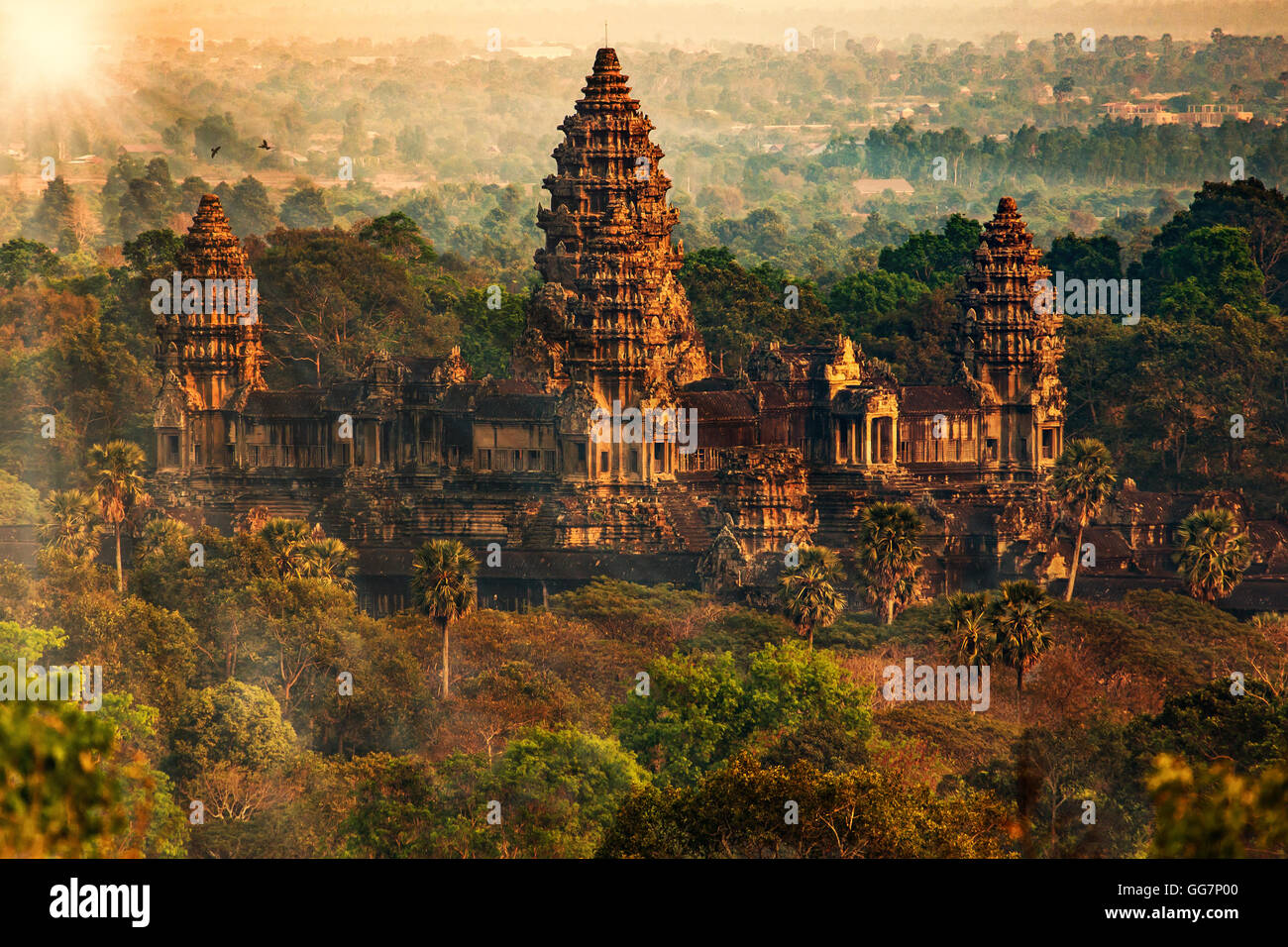 Angkor Wat Temple, Siem reap, Cambodia. Stock Photo