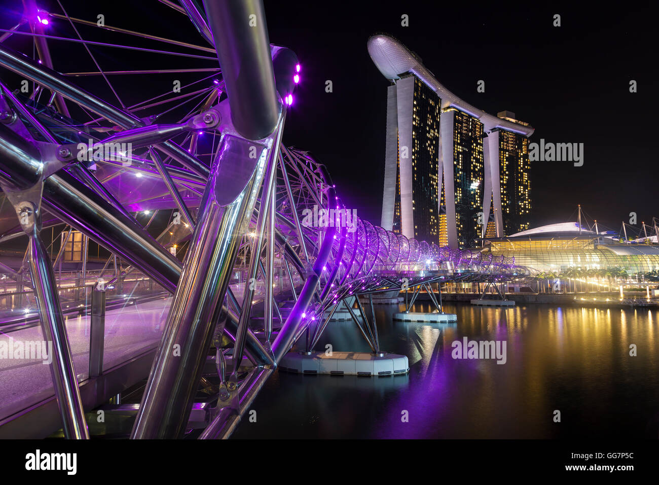 Singapore dusk night twilight hi-res stock photography and images - Alamy