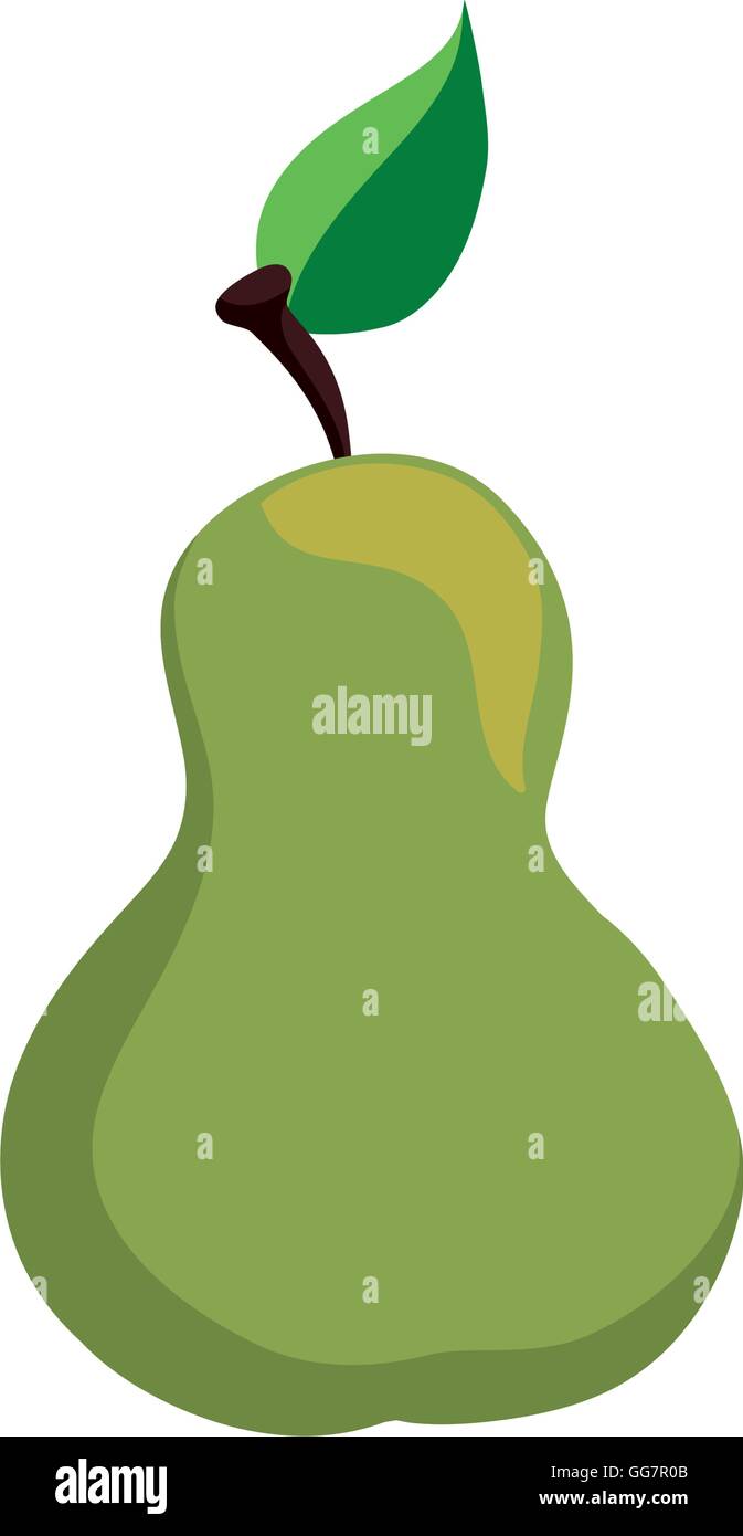 pear healthy food organic food market icon. Vector graphic Stock Vector ...