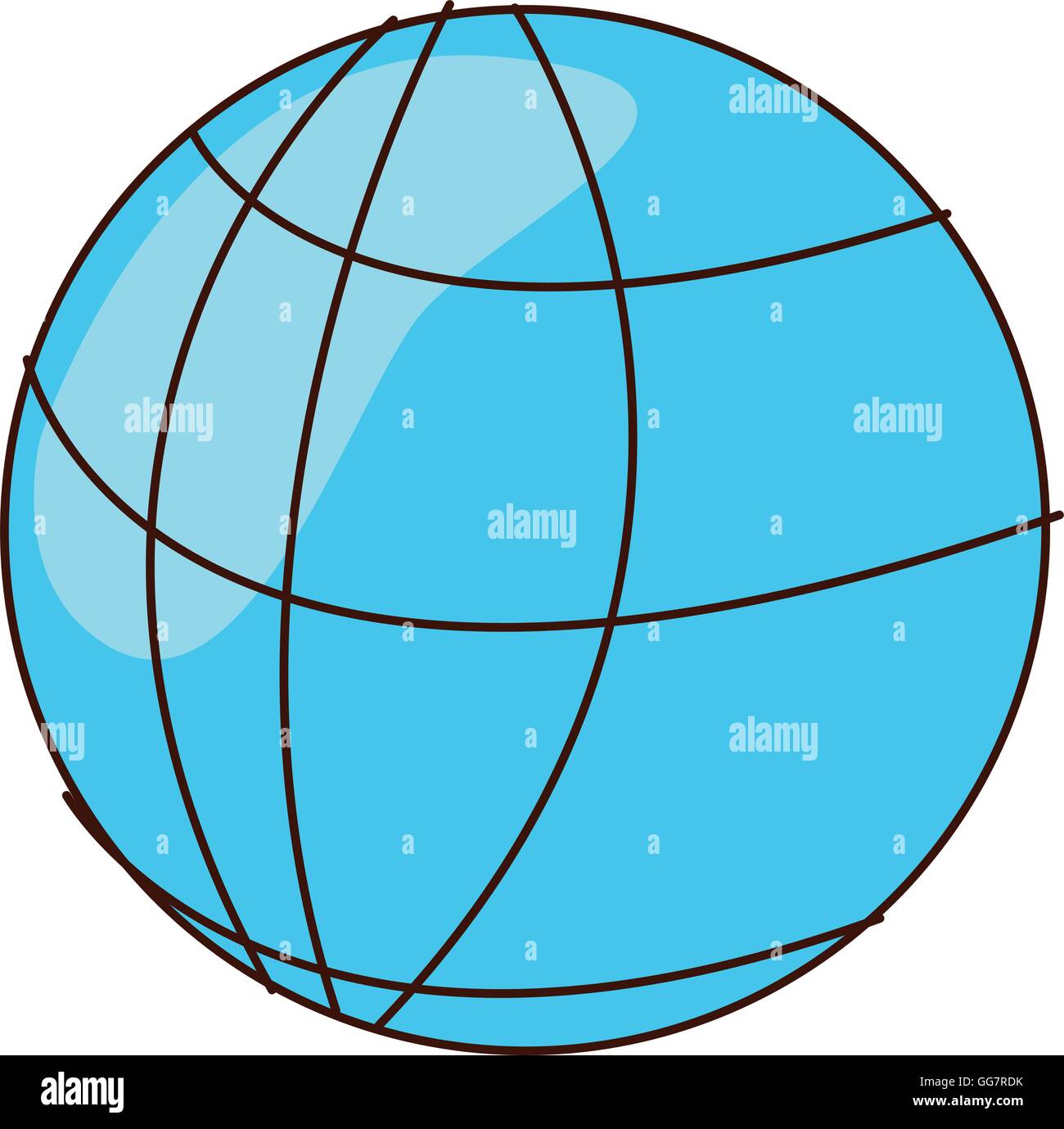 cartoon earth globe diagram icon Stock Vector Image & Art - Alamy