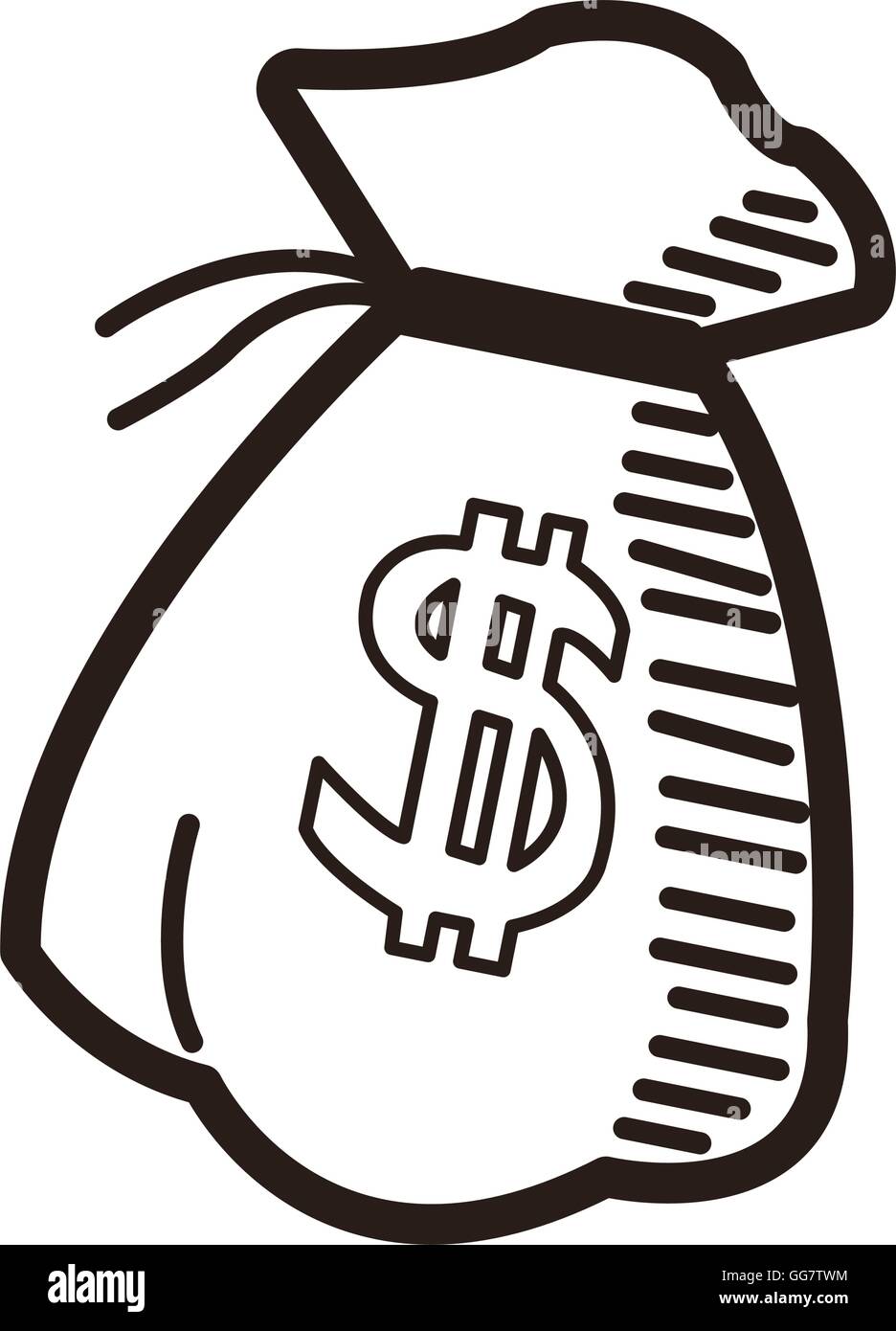 money bag icon Stock Vector Image & Art - Alamy