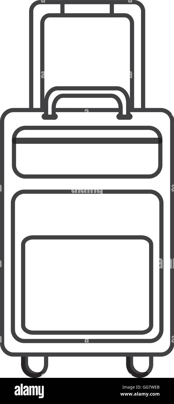 isolated luggage icon Stock Vector Image & Art - Alamy