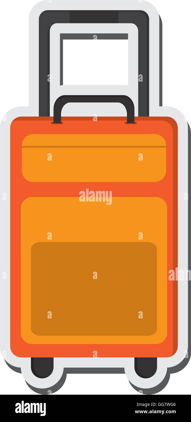 isolated luggage icon Stock Vector Image & Art - Alamy