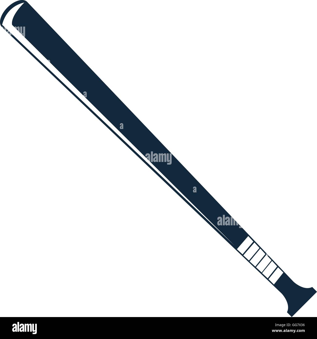 baseball bat icon Stock Vector
