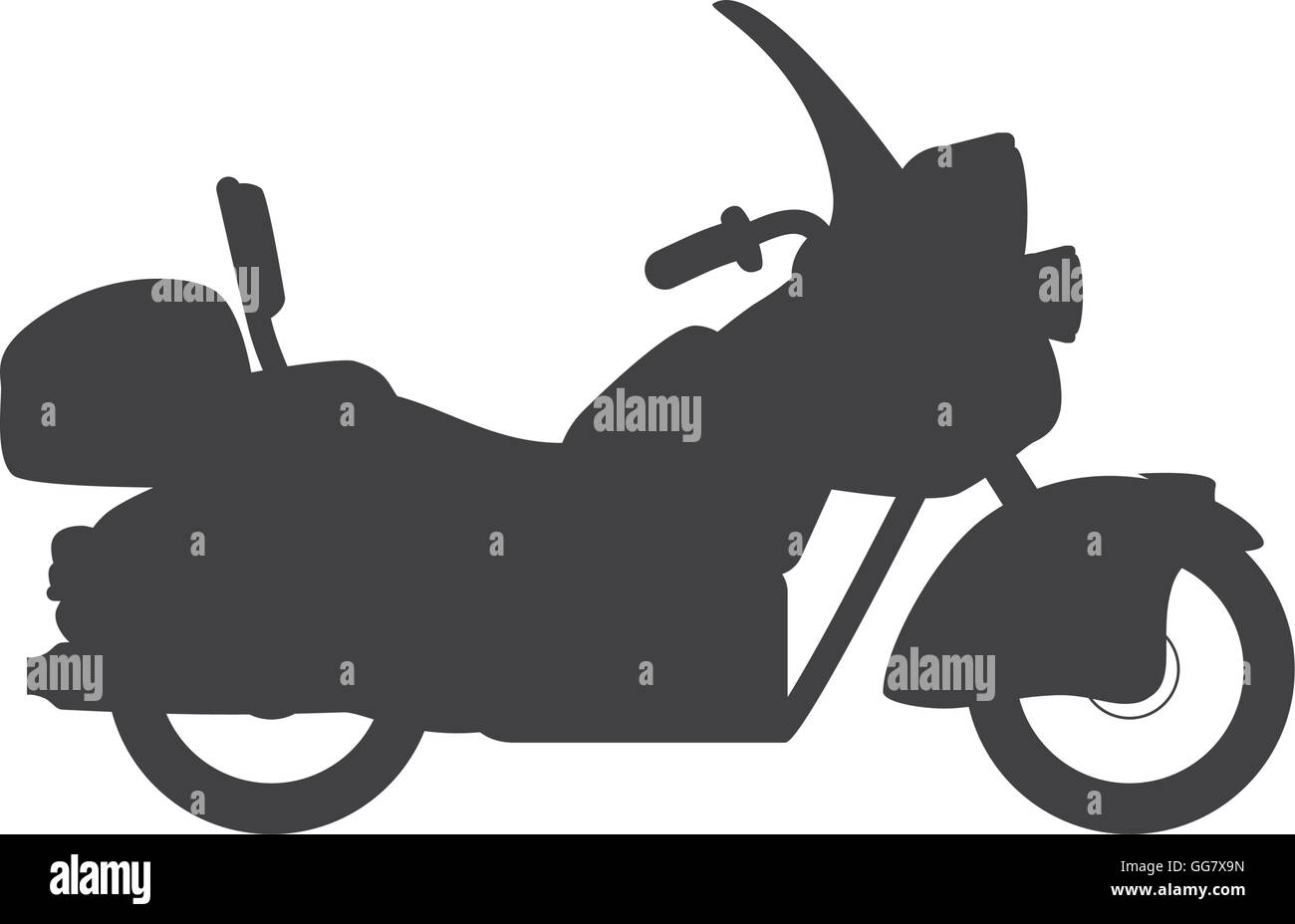 motorcycle motor motorbike transportation icon. Vector graphic Stock ...